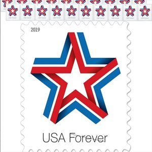 United States USPS Permanent Stamps - Pentacle 200 stamps in total